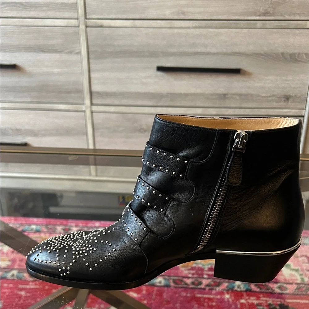Chloé “Susan” Black Ankle Boots - Picture 5 of 10